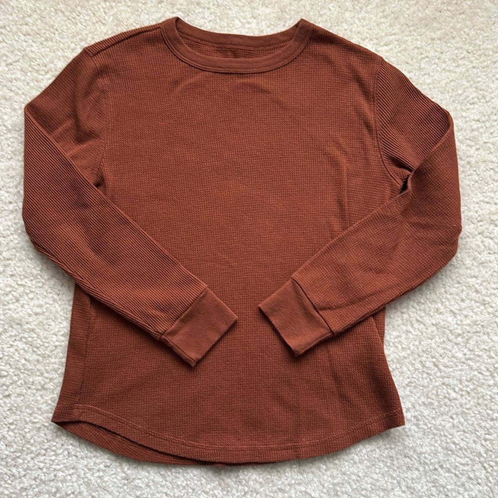 Waffle knit shirt